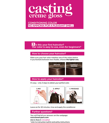 Haircolor 415 Casting Creme Gloss Packshot Side